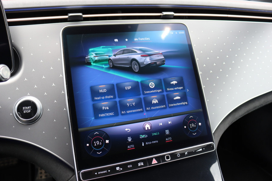 Mercedes-Benz EQS 450+ AMG Line Premium+ 108 kWh | Luchtvering | Achterasbesturing | Distronic+ | Burmester | Stoelventilatie | Massage | Digital Light | Panoramadak | HUD | Verwarmd Stuurwiel |