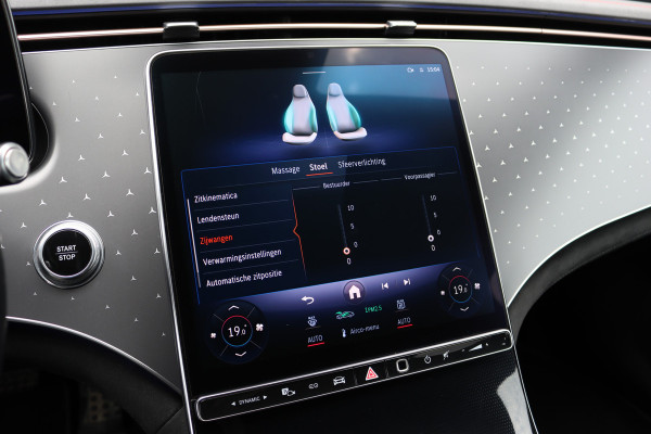 Mercedes-Benz EQS 450+ AMG Line Premium+ 108 kWh | Luchtvering | Achterasbesturing | Distronic+ | Burmester | Stoelventilatie | Massage | Digital Light | Panoramadak | HUD | Verwarmd Stuurwiel |