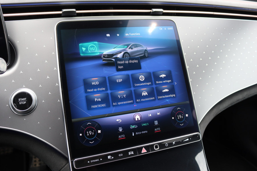 Mercedes-Benz EQS 450+ AMG Line Premium+ 108 kWh | Luchtvering | Achterasbesturing | Distronic+ | Burmester | Stoelventilatie | Massage | Digital Light | Panoramadak | HUD | Verwarmd Stuurwiel |