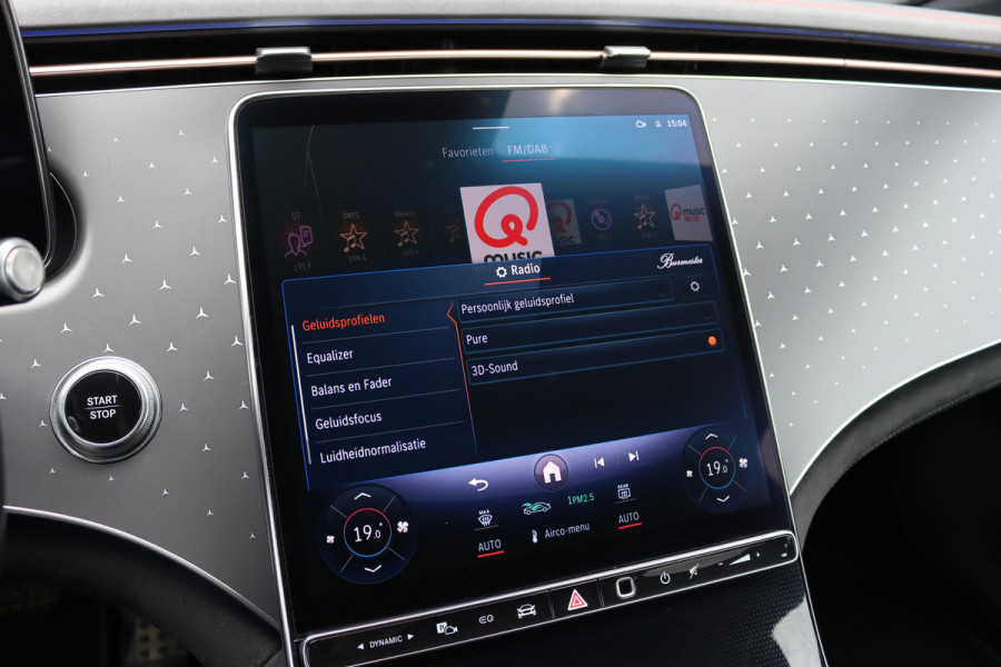 Mercedes-Benz EQS 450+ AMG Line Premium+ 108 kWh | Luchtvering | Achterasbesturing | Distronic+ | Burmester | Stoelventilatie | Massage | Digital Light | Panoramadak | HUD | Verwarmd Stuurwiel |