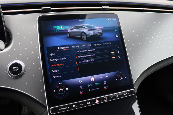 Mercedes-Benz EQS 450+ AMG Line Premium+ 108 kWh | Luchtvering | Achterasbesturing | Distronic+ | Burmester | Stoelventilatie | Massage | Digital Light | Panoramadak | HUD | Verwarmd Stuurwiel |
