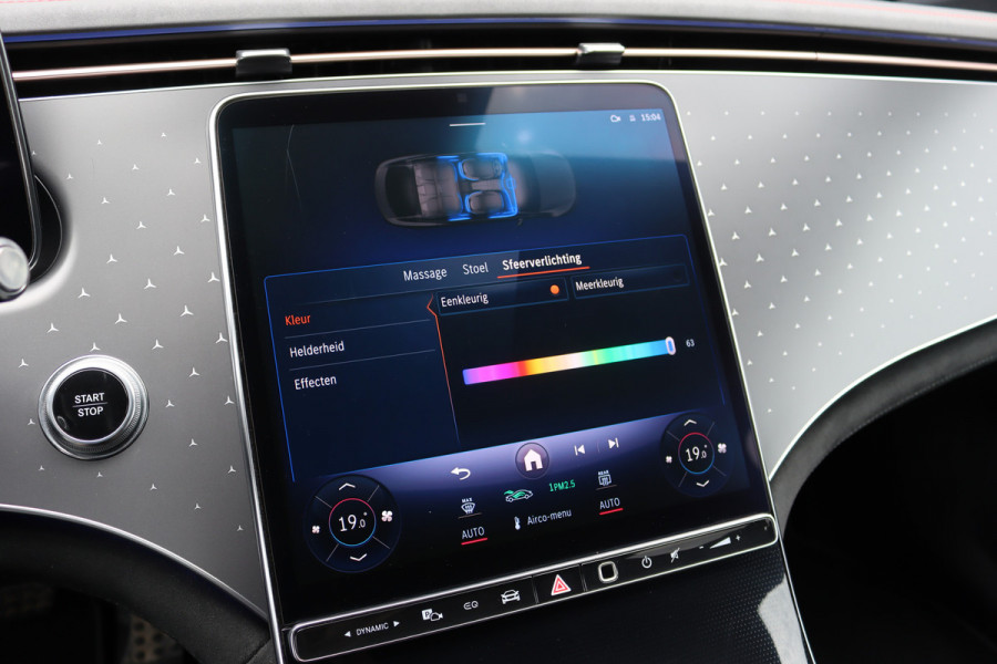 Mercedes-Benz EQS 450+ AMG Line Premium+ 108 kWh | Luchtvering | Achterasbesturing | Distronic+ | Burmester | Stoelventilatie | Massage | Digital Light | Panoramadak | HUD | Verwarmd Stuurwiel |