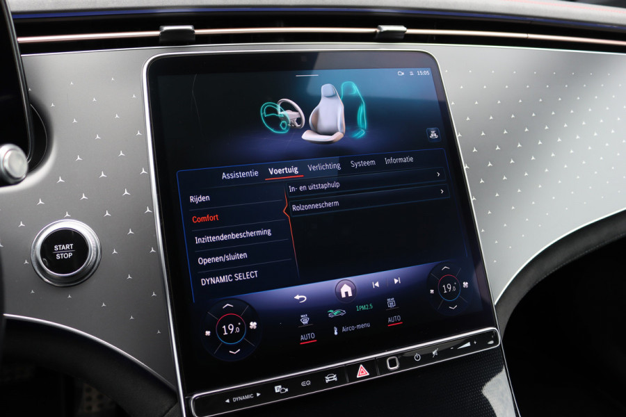 Mercedes-Benz EQS 450+ AMG Line Premium+ 108 kWh | Luchtvering | Achterasbesturing | Distronic+ | Burmester | Stoelventilatie | Massage | Digital Light | Panoramadak | HUD | Verwarmd Stuurwiel |