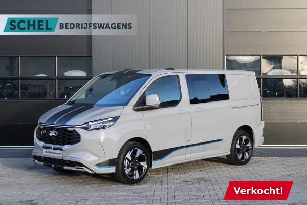 Ford Transit Custom 320 2.5 PHEV L1H1 Sport DC 232pk - 2x Schuif - 360 Camera - ACC - Keyless - Stoel/Stuurverwarming - Blindspot - Incl BPM - Rijkl