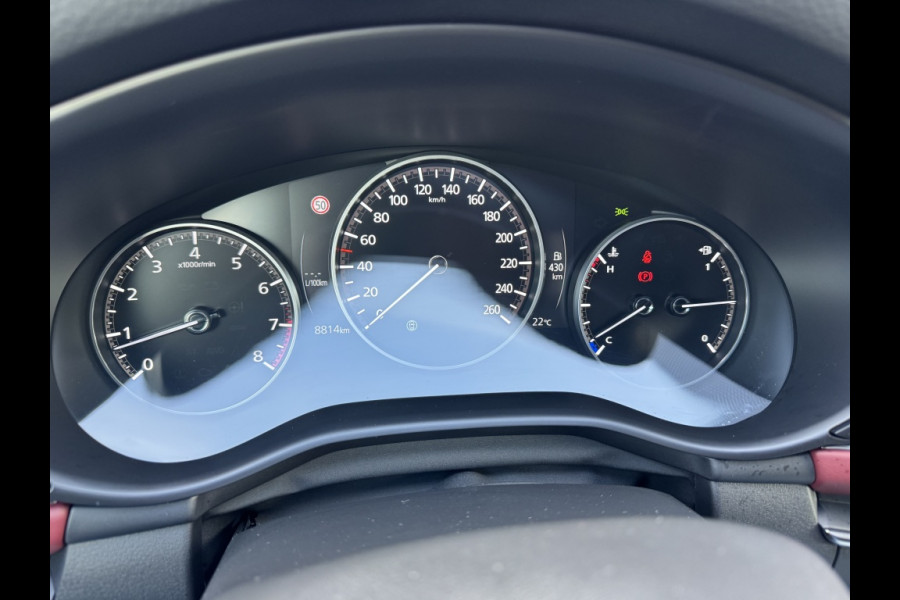 Mazda 3 2.0 ltr, 187pk X, Takumi, rood leder