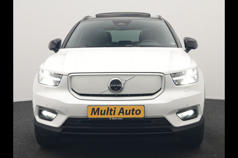Volvo XC40 Pro Recharge Pure Electric 70kWh 232pk | Panodak | Adaptive Cruise | 360 Camera | Warmtepomp | Sportstoelen Memory & Verwarmd | Harman / Kardon | Google Assistent | 20"L.M | Stuur Verwarmd | Keyless | Blis | DAB |