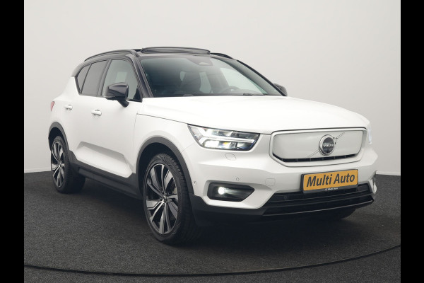 Volvo XC40 Pro Recharge Pure Electric 70kWh 232pk | Panodak | Adaptive Cruise | 360 Camera | Warmtepomp | Sportstoelen Memory & Verwarmd | Harman / Kardon | Google Assistent | 20"L.M | Stuur Verwarmd | Keyless | Blis | DAB |