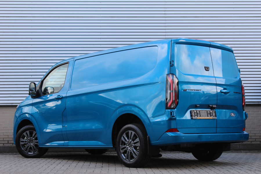 Ford E-Transit Custom 320 L2H1 Limited 65 kWh | Adaptieve Cruise | BLIS | Elektr. Schuifdeur | Winterpack