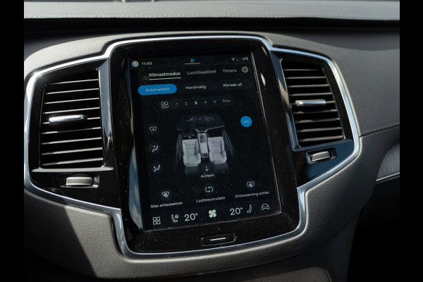 Volvo XC90 2.0 T8 Recharge AWD Ultimate Bright | Massage | Bowers&Wilkins Sound | Luchtvering | Trekhaak | Polestar