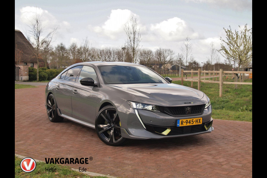 Peugeot 508 1.6 HYbrid Peugeot Sport Engineered | 360 Camera | 360 PK | NL-Auto | Gris Sellenium | Stoelverwarming |