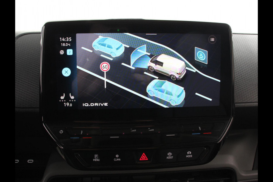 Volkswagen ID. Buzz Cargo 77 kWh Navigatie Apple Carplay Android Auto Parkeersensoren Adaptive Cruise Control Climate Control Lichtmetalen velgen LED