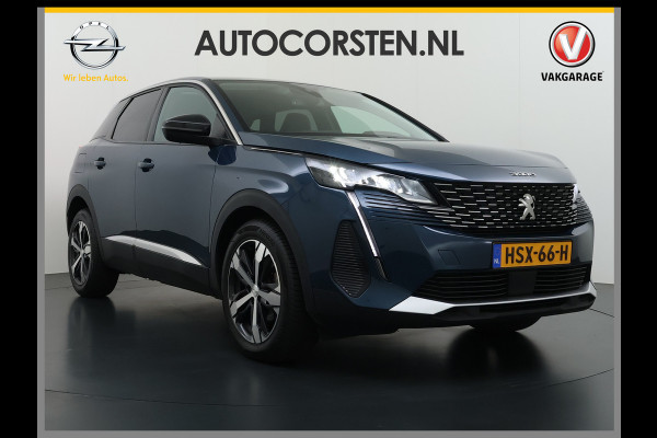 Peugeot 3008 T131pk AUT 360°Camera Apple Carplay Android 1/2 Leer Keyless Bordherk. Lane-dep. Flippers Led Navi Stoelverw. Grootlichtassistent Isofix CruiseControl Ecc Usb Bluetooth Verst.Stoelen 18''LM 1.2 PureTech Allure  Pack Business