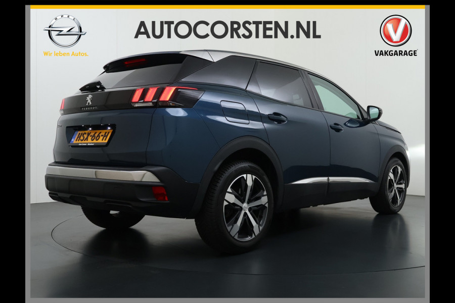 Peugeot 3008 T131pk AUT 360°Camera Apple Carplay Android 1/2 Leer Keyless Bordherk. Lane-dep. Flippers Led Navi Stoelverw. Grootlichtassistent Isofix CruiseControl Ecc Usb Bluetooth Verst.Stoelen 18''LM 1.2 PureTech Allure  Pack Business