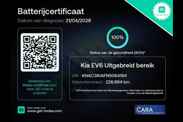 Kia Ev6 Plus 77.4 kWh -SOH100%-LEER-ECC-CAM-LED-