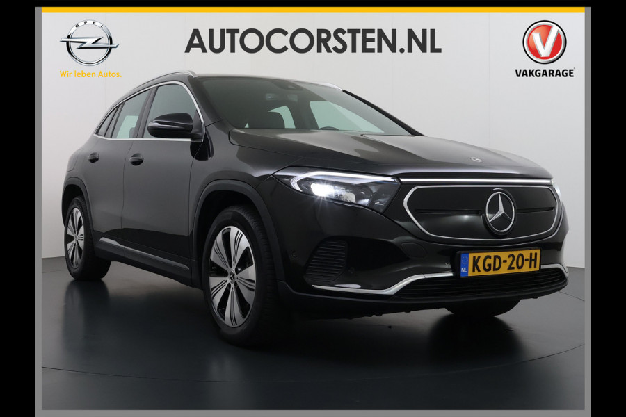 Mercedes-Benz EQA 250 SOH 97% Navi Camera 1/2 Leer High-Performance-LED Stoelverwarmd Adapt grootlicht-Ass. Cruise Control Pdc 67kWh Ecc Business Line Elek.Achterklep Connect 20 Mid Led DAB Bluetooth Lmv 18" Licht en zichtpakket Advanced pakket Easy-pack Parkeer-pakket Actieve-Rem+Spoorassistent Keyless-Go DAB