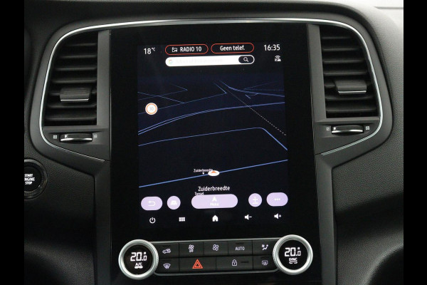 Renault Mégane 1.3 TCe Intens | Leder | Head-Up | Camera | DAB | Carplay | Stoelverwarming | Climate control | 17'' | Stuurverwarming | Cruise Control | Elektrische stoelen | Navigatie | Full LED | Keyless