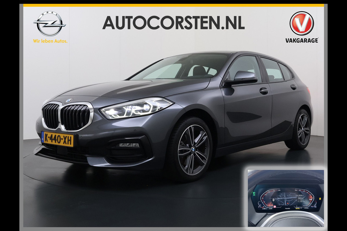 BMW 1-serie 118i AUT-7 Sport-Line Navi Ecc Live-Cockpit-Pro 1/2 Leer Sportstoelen Apple Carplay Android Auto Cruise Control Pdc Business Ed. DAB Lmv 17" Adap.Led Regen-Lichtsensor Isofix 1e Eigenaar Origineel Nederlandse Auto Dealeronderhouden