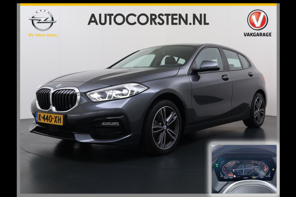 BMW 1-serie 118i AUT-7 Sport-Line Navi Ecc Live-Cockpit-Pro 1/2 Leer Sportstoelen Apple Carplay Android Auto Cruise Control Pdc Business Ed. DAB Lmv 17" Adap.Led Regen-Lichtsensor Isofix 1e Eigenaar Origineel Nederlandse Auto Dealeronderhouden