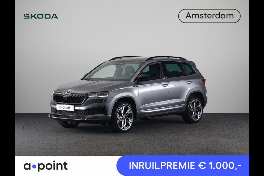 Škoda Karoq Sportline Ultimate 1.5 TSI ACT 150 pk 7 versn. DSG | Wegklapbare Trekhaak | Travel Assist Pakket Plus | Virtual Pedal | 19 Inch Velgen Sagitarius Aero