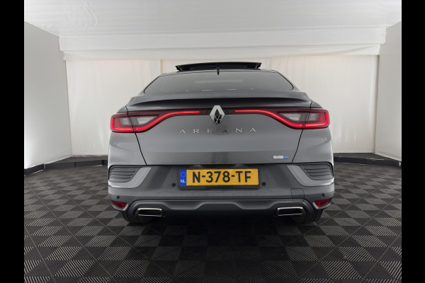 Renault Arkana 1.6 E-Tech RS-Line Hybrid 145 (INCL-BTW) Aut. *PANO | LEATHER | FULL-LED | BLINDSPOT | CAMERA | HEATED-SPORTSEATS | KEYLESS | AMBIENTLIGHT | DIGI-COCKPIT | PRIVACY-GLASS | NAVI-FULLMAP | ECC | ADAPTIVE-CRUISE | PDC | 18"