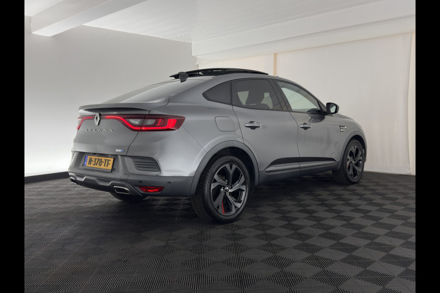 Renault Arkana 1.6 E-Tech RS-Line Hybrid 145 (INCL-BTW) Aut. *PANO | LEATHER | FULL-LED | BLINDSPOT | CAMERA | HEATED-SPORTSEATS | KEYLESS | AMBIENTLIGHT | DIGI-COCKPIT | PRIVACY-GLASS | NAVI-FULLMAP | ECC | ADAPTIVE-CRUISE | PDC | 18"
