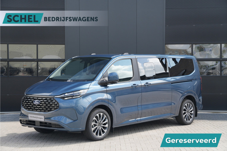 Ford Tourneo Custom 340 2.5 PHEV L2H1 Titanium X 232pk | ACC | Pano | B&O | Elek. schuifdeuren | 360 camera | Elek-Trekhaak | Prijs excl. BTW