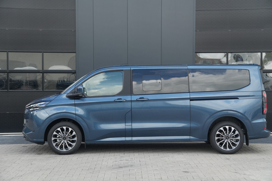 Ford Tourneo Custom 340 2.5 PHEV L2H1 Titanium X 232pk | ACC | Pano | B&O | Elek. schuifdeuren | 360 camera | Elek-Trekhaak | Prijs excl. BTW