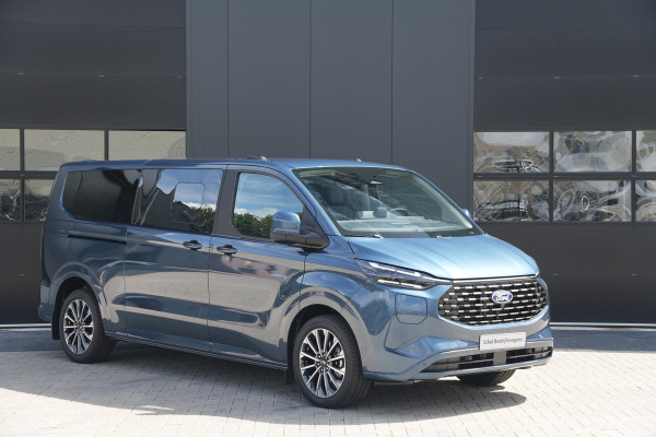 Ford Tourneo Custom 340 2.5 PHEV L2H1 Titanium X 232pk | ACC | Pano | B&O | Elek. schuifdeuren | 360 camera | Elek-Trekhaak | Prijs excl. BTW