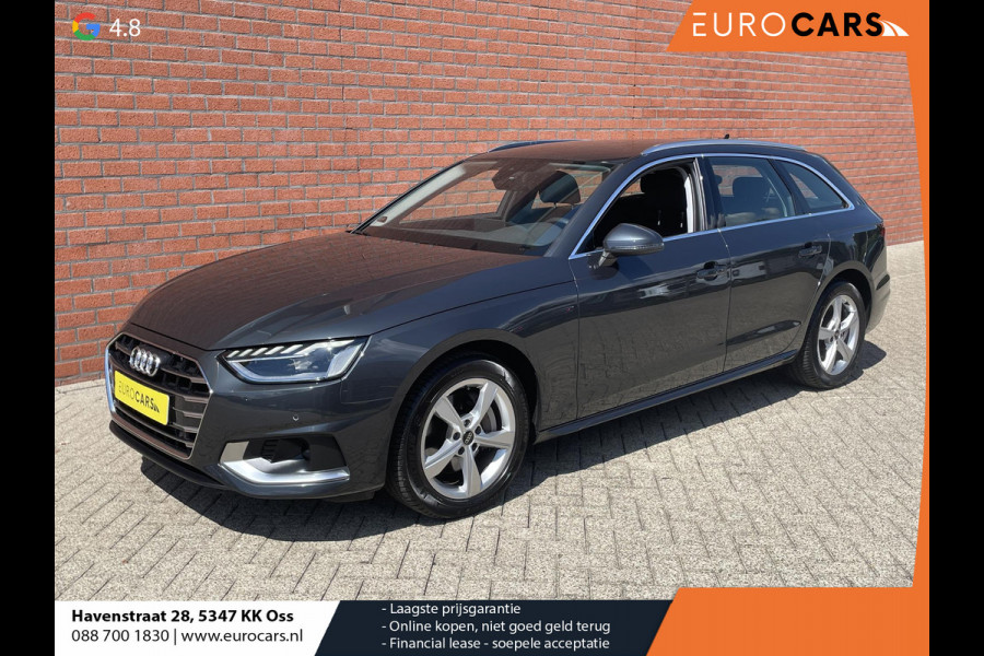 Audi A4 Avant 40 TFSI 204pk Pro Line Leder Sportstoelen Electrisch bedienbare achterklep Led Dab Navigatie Apple Carplay / Android Auto