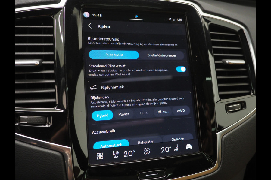 Volvo XC90 2.0 T8 Recharge AWD Ultimate 7P Long Range | Panoramadak | Trekhaak | Pilot Assist | Harman/kardon | Massage | HUD | Keyless