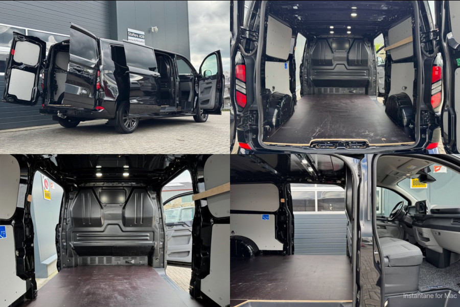 Ford Transit Custom 2.0 TDCI 136pk L2H1 Limited AUT | L+R SCHUIF | Elektr. Trekhaak | Navi | CarPlay | 17 inch | GARANTIE 2029