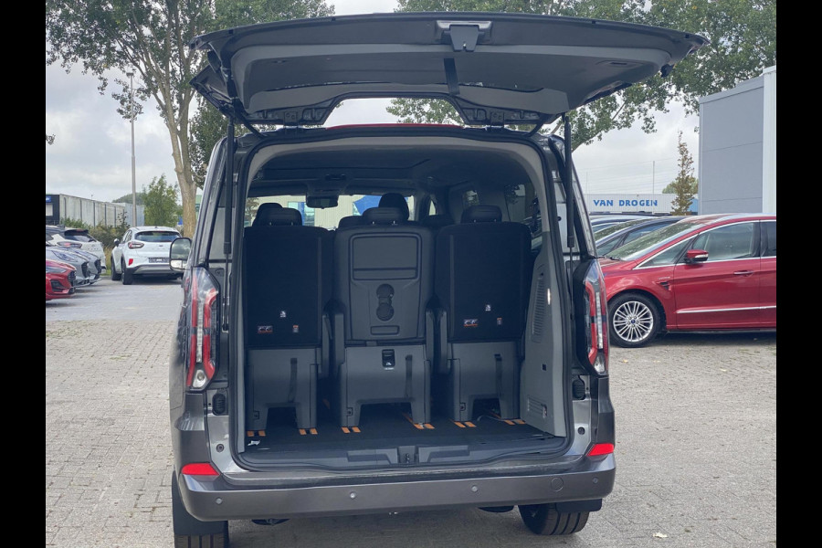Ford Tourneo Custom 340 2.5 PHEV L2H1 Titanium X 233pk ZUID | 16-weg elek. AGR-stoel | Handsfree elek. dubbele zijschuifdeuren | Panoramadak | 15 B&O speaker | Inklapbare trekhaak | Verwarmbaar stuurwiel | Verwarmbare en elek. verstelbare stoelen tweede zitrij | Draadloos opladen | Prijs ex. BTW incl. BPM |  Prijs Incl. BTW en BPM 70.400
