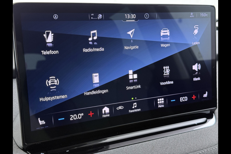 Škoda ENYAQ iV 80 Trekhaak SOH 95% Warmtepomp Adap.Cruise 3-Zone Ecc 360°Camera Stuur+Stoelverwarming Navi Ecc Pdc Draadloze telefoonlader Keyless Privacy Glas Lmv Led Apple Carplay Android Auto DAB P-Assist Dodehoek detectie File Asist 1.000KG Trekgewicht Origineel Nederlandse Auto