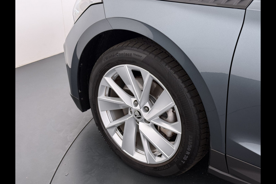 Škoda ENYAQ iV 80 Trekhaak SOH 95% Warmtepomp Adap.Cruise 3-Zone Ecc 360°Camera Stuur+Stoelverwarming Navi Ecc Pdc Draadloze telefoonlader Keyless Privacy Glas Lmv Led Apple Carplay Android Auto DAB P-Assist Dodehoek detectie File Asist 1.000KG Trekgewicht Origineel Nederlandse Auto