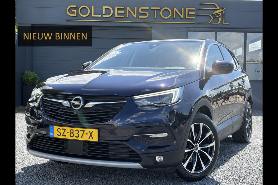 Opel Grandland X 1.2 Turbo Innovation 1e Eigenaar,360°Camera,Carplay,Navi,Leder,Stoelverw-Koeling,Stuurverw,Pdc V+A,Dodehoek,Rijstrooksensor,Elekt.Stoelen,Keyless,Dealer Onderhouden,6 Bak,D-riem vv in 2022,Apk tot 10-2026