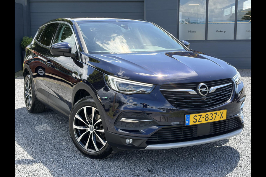 Opel Grandland X 1.2 Turbo Innovation 1e Eigenaar,360°Camera,Carplay,Navi,Leder,Stoelverw-Koeling,Stuurverw,Pdc V+A,Dodehoek,Rijstrooksensor,Elekt.Stoelen,Keyless,Dealer Onderhouden,6 Bak,D-riem vv in 2022,Apk tot 10-2026