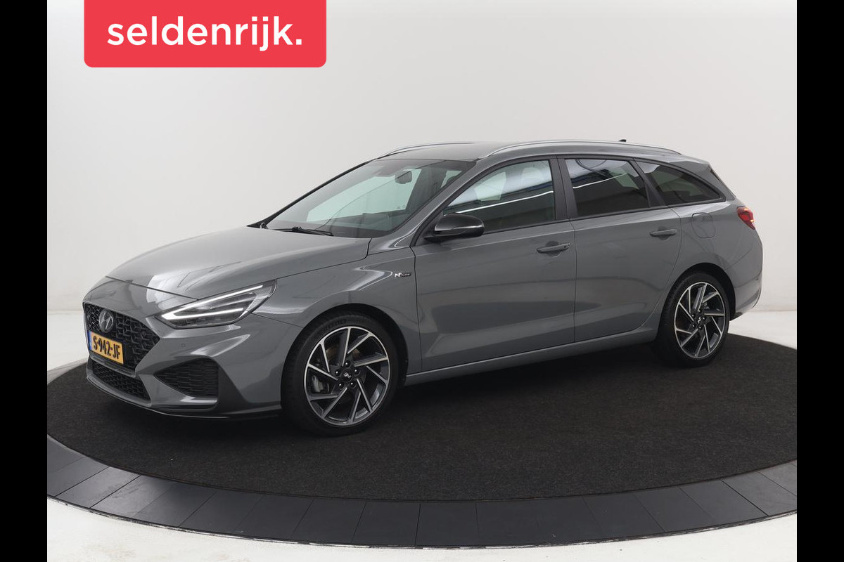 Hyundai i30 1.5 T-GDi MHEV N Line | Stoelverwarming | Leder/Alcantara | Adaptive cruise | Memory | Carplay | Camera | Navigatie | Keyless | Full LED | 18'' | Side Assist | Parkeerhulp