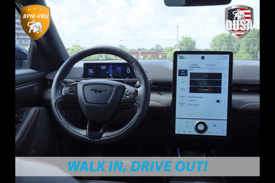 Ford Mustang Mach-E Extended AWD | EV | Snelladen DC | Groot 15,5" Touchscreen | Bang & Olufsen Audio Nieuw binnen!