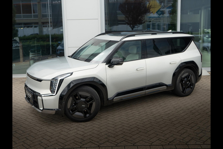 Kia EV9 GT-Line AWD 99.8 kWh Elektrische trekhaak | All Seasons | 7-Pers. | 21" | Head-Up | Stoel-/Stuurverwarming | Premium Audio | Schuif-/kanteldak | Adapt. Cruise |