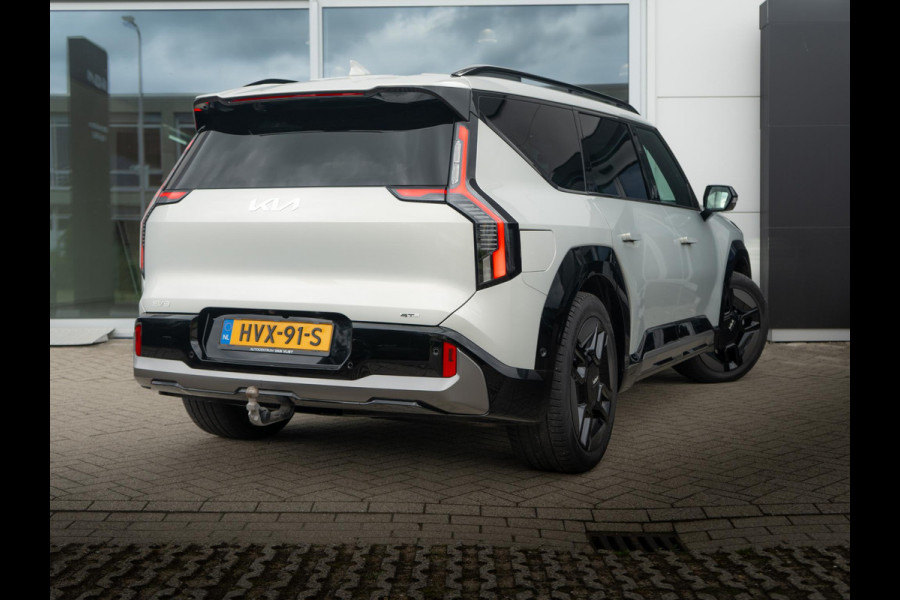 Kia EV9 GT-Line AWD 99.8 kWh Elektrische trekhaak | All Seasons | 7-Pers. | 21" | Head-Up | Stoel-/Stuurverwarming | Premium Audio | Schuif-/kanteldak | Adapt. Cruise |