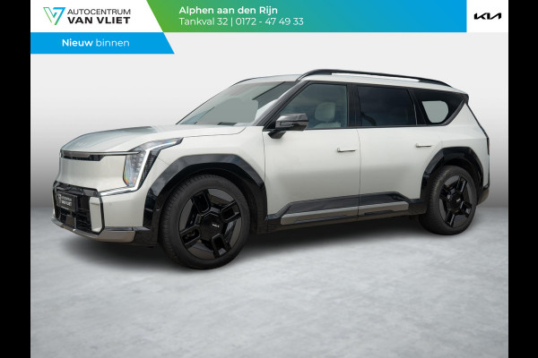 Kia EV9 GT-Line AWD 99.8 kWh Elektrische trekhaak | All Seasons | 7-Pers. | 21" | Head-Up | Stoel-/Stuurverwarming | Premium Audio | Schuif-/kanteldak | Adapt. Cruise |