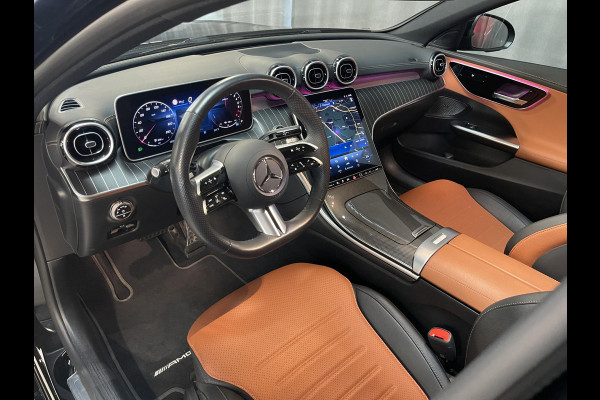 Mercedes-Benz C-Klasse Estate 300 e Star Edition AMG Line 18"/Panoramadak/Trekhaak/Stuur + stoelverwarming/Adaptieve cruise/Dodehoek/Sfeerverlichting premium/Elektrische klep/Apple Carplay & Android Auto