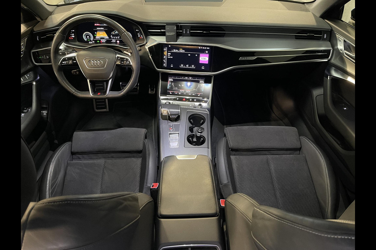 Audi A6 Avant 55 TFSI e quattro Competition 19"/Aero Pakket/Trekhaak/Stoelverwarming + memory/Adaptieve cruise/Keyless/Camera/Matrix LED