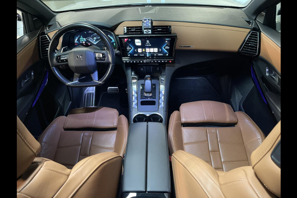 DS 7 Crossback E-Tense 4x4 Grand Chic 20"/Trekhaak/Panoramadak/Leder Opera/Night VISION/Stoelverwarming/Stoelventilatie/Voorruitverwarming/LED Vision/HiFi FOCAL/Adaptieve cruise