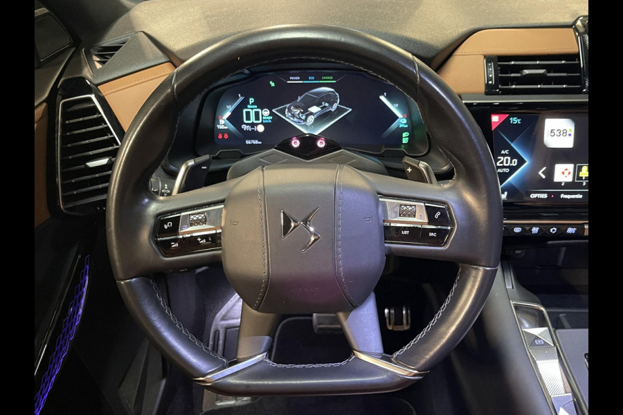 DS 7 Crossback E-Tense 4x4 Grand Chic 20"/Trekhaak/Panoramadak/Leder Opera/Night VISION/Stoelverwarming/Stoelventilatie/Voorruitverwarming/LED Vision/HiFi FOCAL/Adaptieve cruise