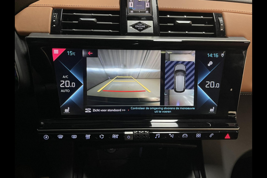 DS 7 Crossback E-Tense 4x4 Grand Chic 20"/Trekhaak/Panoramadak/Leder Opera/Night VISION/Stoelverwarming/Stoelventilatie/Voorruitverwarming/LED Vision/HiFi FOCAL/Adaptieve cruise
