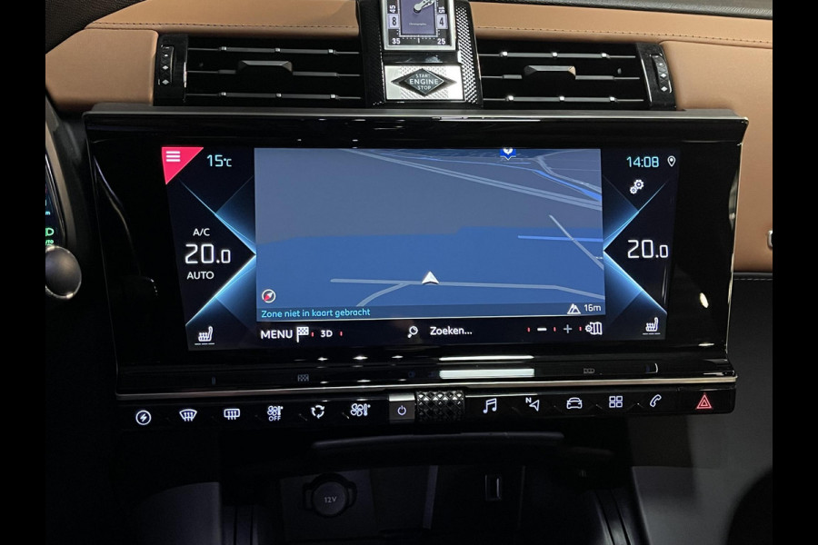 DS 7 Crossback E-Tense 4x4 Grand Chic 20"/Trekhaak/Panoramadak/Leder Opera/Night VISION/Stoelverwarming/Stoelventilatie/Voorruitverwarming/LED Vision/HiFi FOCAL/Adaptieve cruise