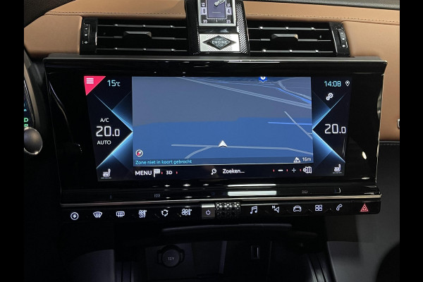 DS 7 Crossback E-Tense 4x4 Grand Chic 20"/Trekhaak/Panoramadak/Leder Opera/Night VISION/Stoelverwarming/Stoelventilatie/Voorruitverwarming/LED Vision/HiFi FOCAL/Adaptieve cruise