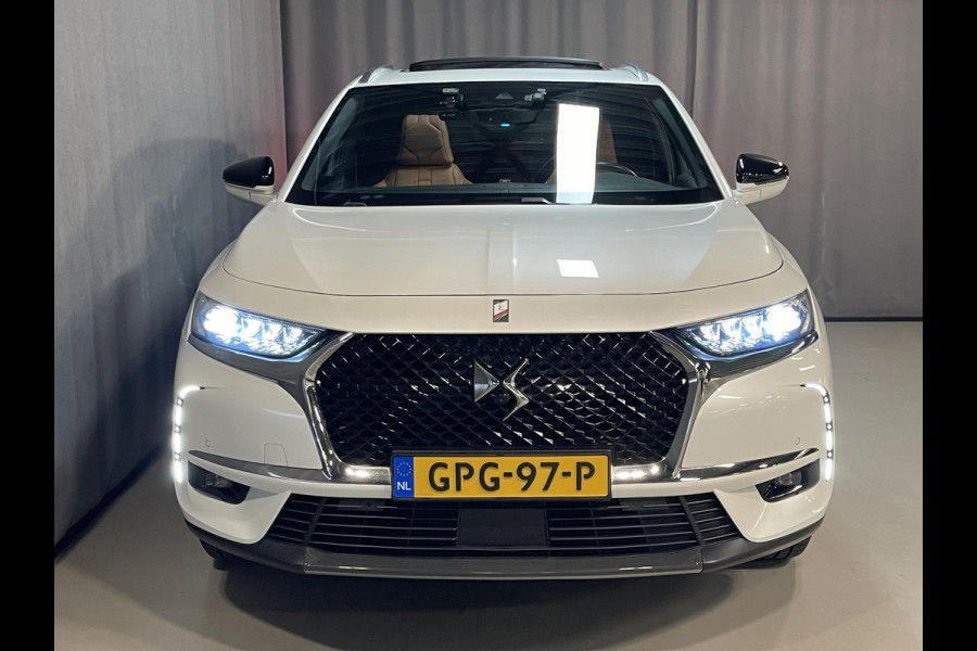 DS 7 Crossback E-Tense 4x4 Grand Chic 20"/Trekhaak/Panoramadak/Leder Opera/Night VISION/Stoelverwarming/Stoelventilatie/Voorruitverwarming/LED Vision/HiFi FOCAL/Adaptieve cruise