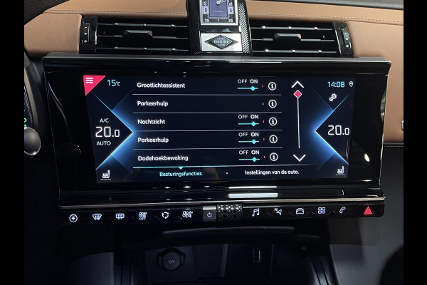 DS 7 Crossback E-Tense 4x4 Grand Chic 20"/Trekhaak/Panoramadak/Leder Opera/Night VISION/Stoelverwarming/Stoelventilatie/Voorruitverwarming/LED Vision/HiFi FOCAL/Adaptieve cruise